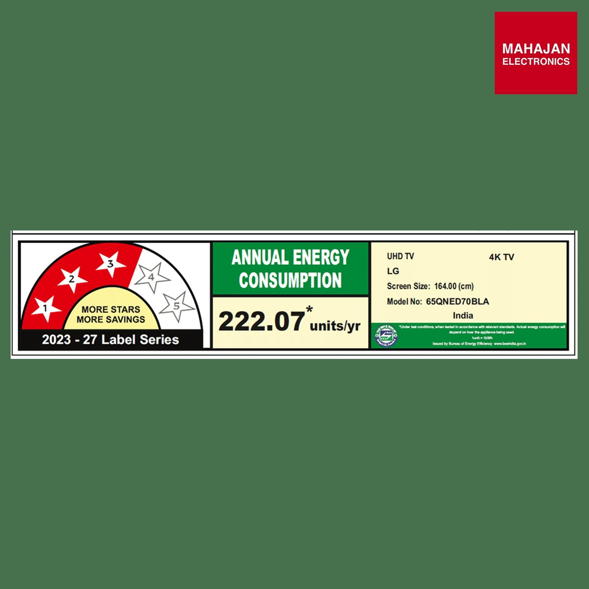 LG 65QNED70BLA 65 Inch QNED70 Mini LED 4K Smart TV (Black) – Mahajan Electronics Online.