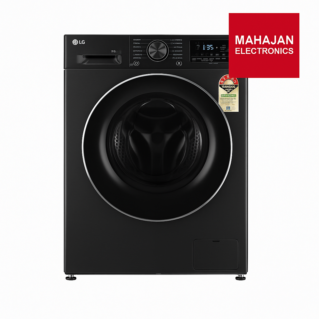 LG FHB1209Z4B 9 kg 5 Star Wi-Fi Inverter Fully Automatic Front Load Washing Machine ( Auto Restart, Platinum Black)