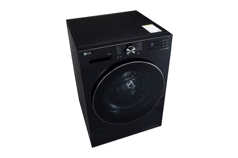 LG FX1412N5O 12 Kg 5 Star Front Load Washing Machine with AI Direct Drive™, TurboWash 360˚, 6 Motion & Steam – Onyx Black-Online Mahajan Electronics