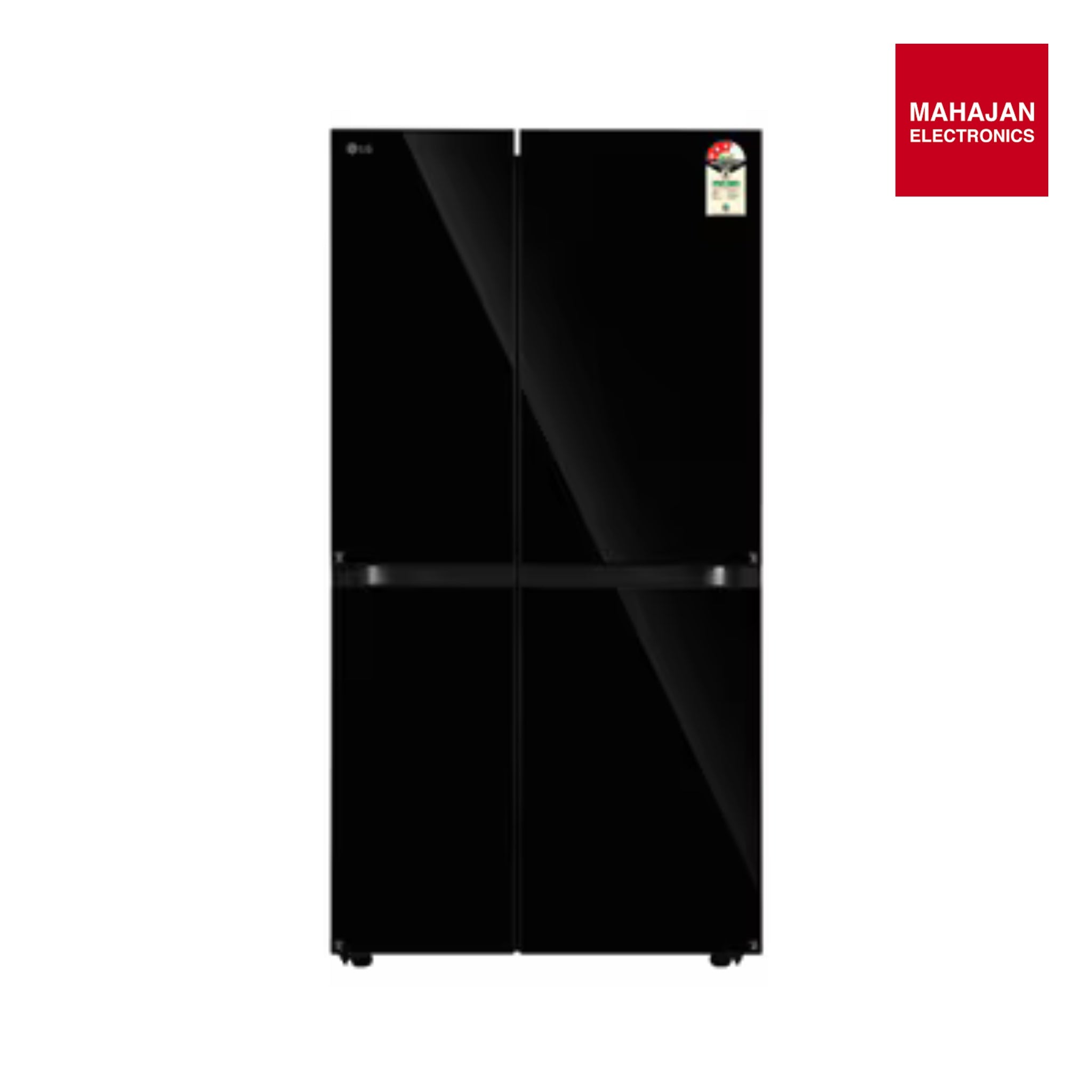 LG GL-B277HBM3.DBMZEBN 790 L Side-by-Side Refrigerator, Smart Inverter Compressor, Smart Diagnosis™, Auto Smart Connect™, Black Mirror, 3 Star LG