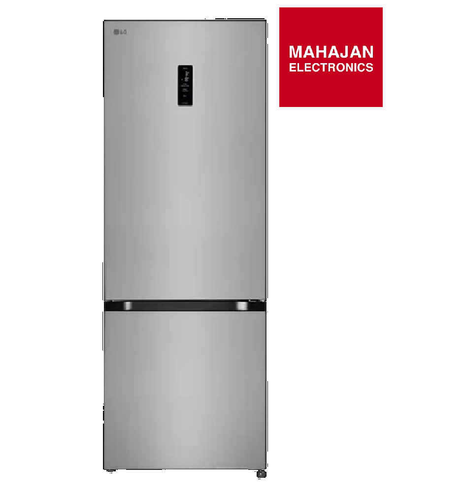 LG GL-B382DPZX 340 Litres 3 Star Frost Free Double Door Refrigerator with Door Cooling+ & Wi-Fi (Shiny Steel) - Mahajan Electronics Online