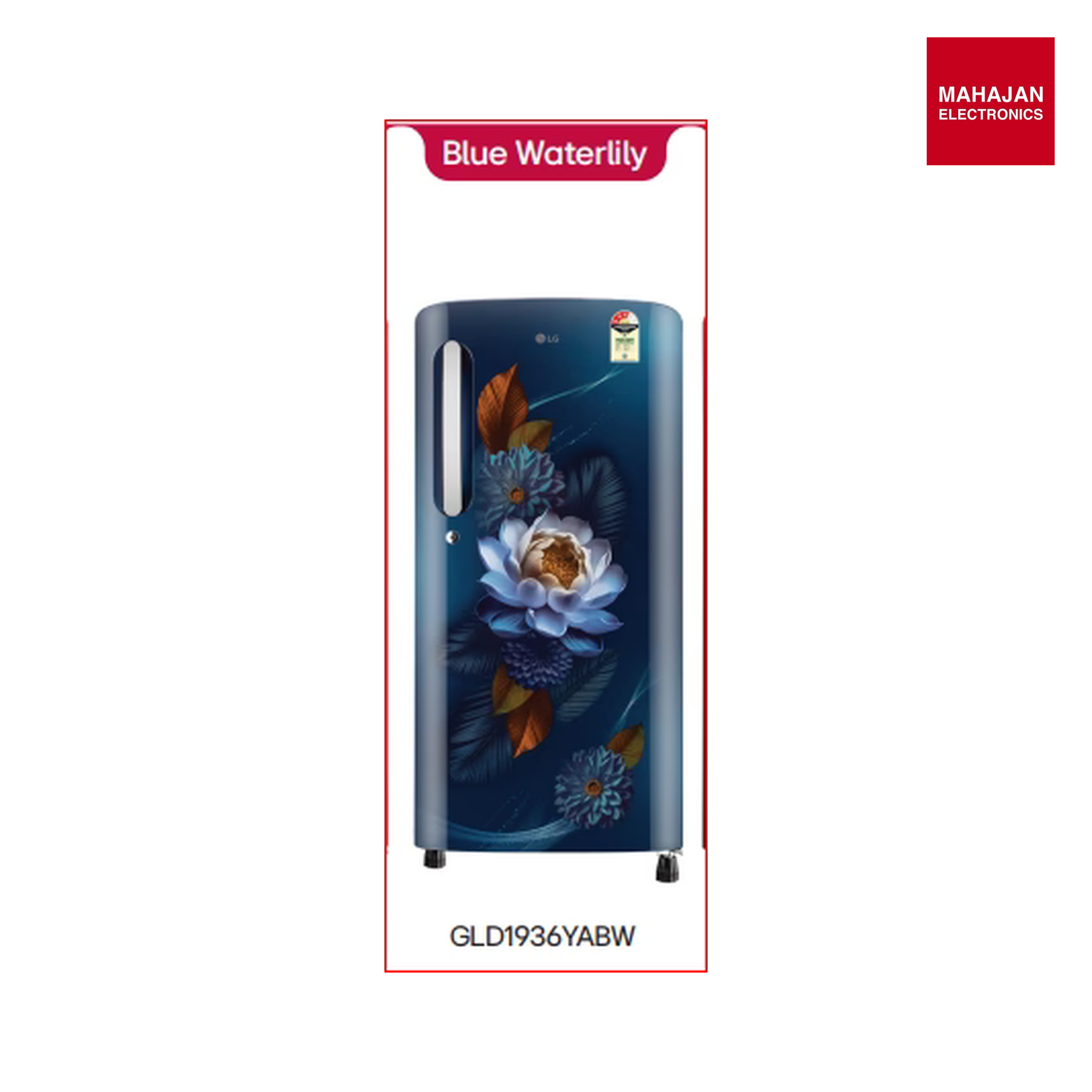 LG GLD1936YABW 185 L 3 Star Direct-Cool Single Door Refrigerator ( Blue Water Lily, Fast Ice Making, Gross Volume 190 Litre) Mahajan Electronics online
