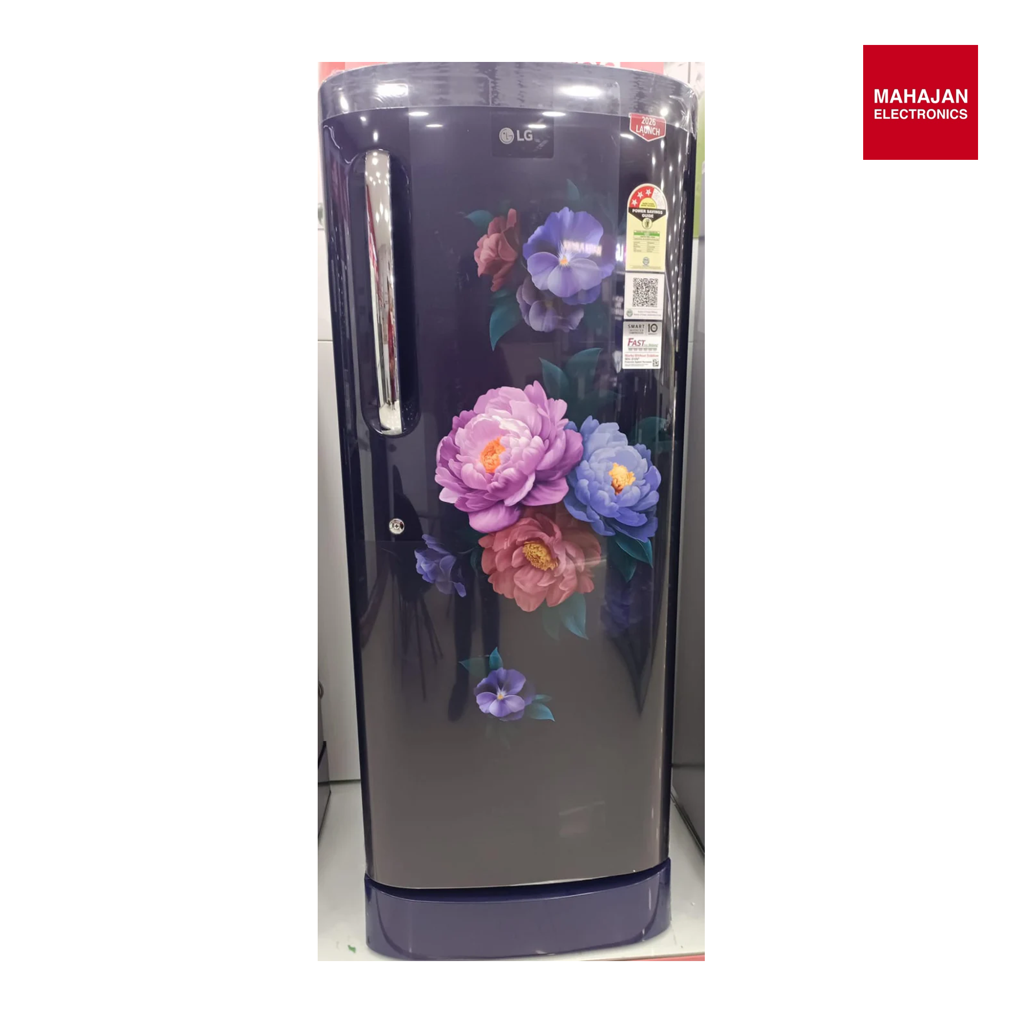 LG GLD2336ZARS 224 L 3 Star Direct Cool Single Door Refrigerator | Smart Inverter Compressor | Fast Ice Making | Stabilizer Free Wine Spring Mahajan Electronics Online