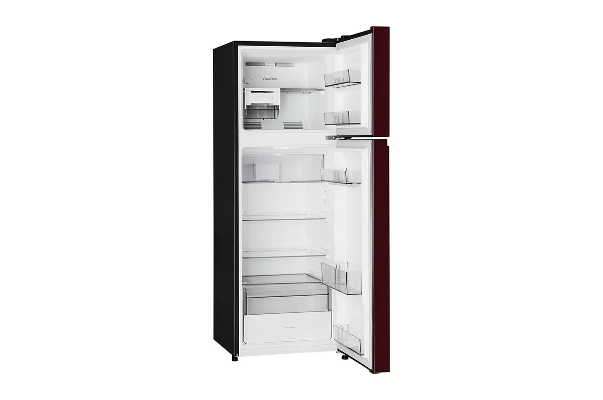 LG GLT2526WWWG 251L Double Door Refrigerator, Convertible,Smart Inverter Compressor,Wine Glory 2 Star-Online Mahajan Eectronics