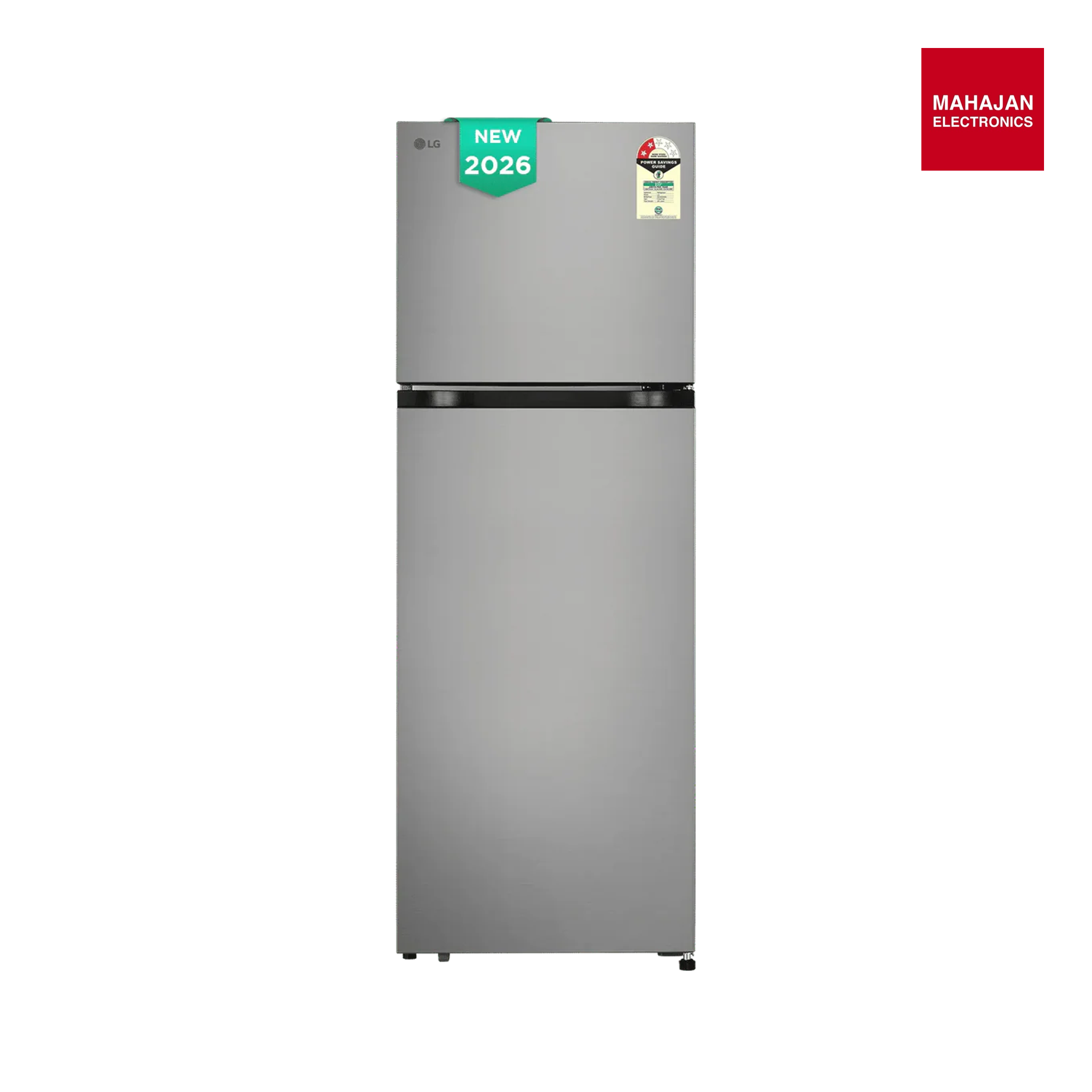 LG GLT2526XWPZ 251 Litres 2 Star Frost Free Double Door Convertible Refrigerator with Express Freeze ( Shiny Steel) (2026 Model)