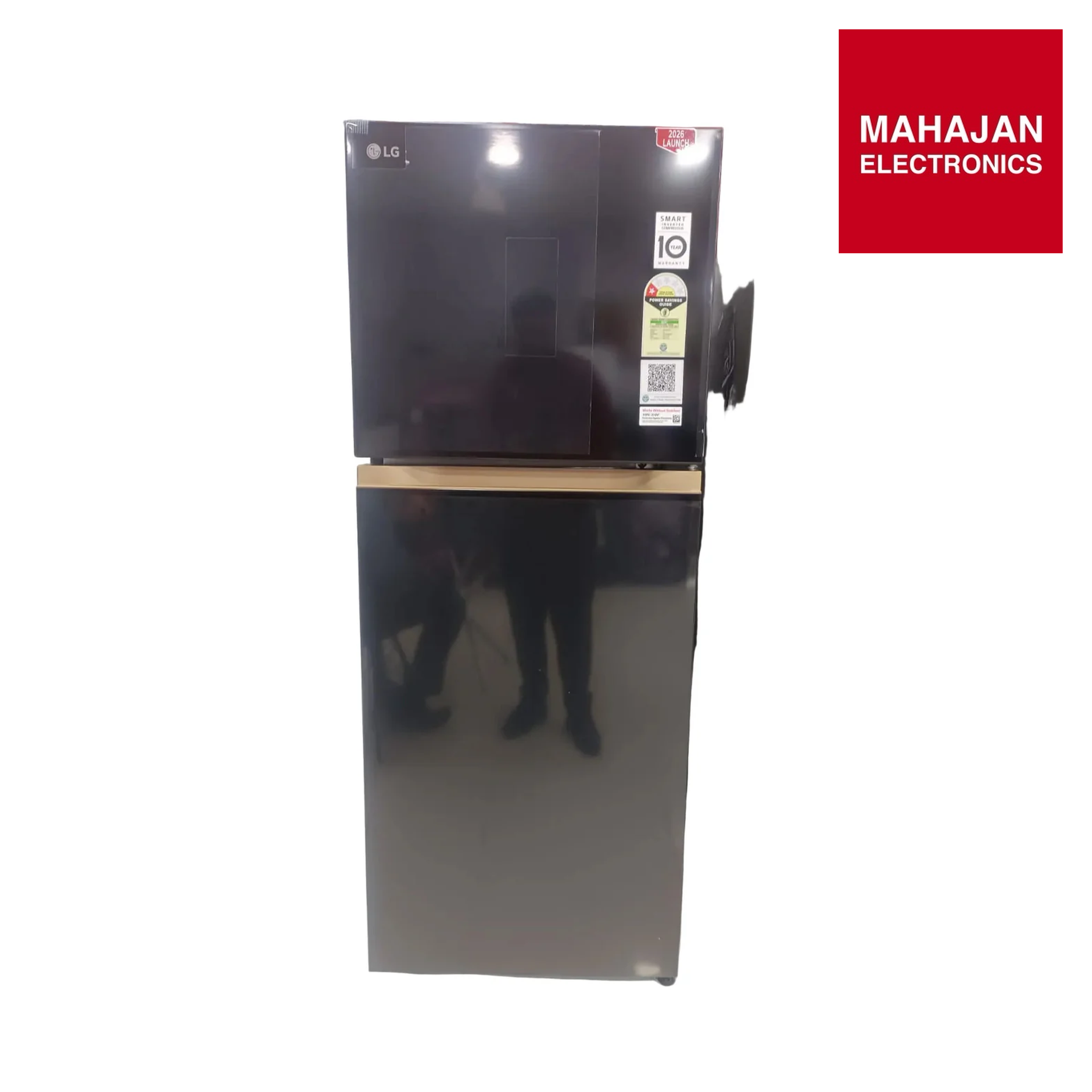 LG T2216XZOB 225 L 1 Star Inverter Frost-Free Double Door Refrigerator