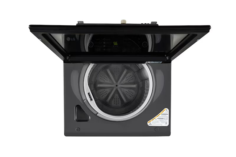 LG T90KMMB3Z 9Kg Top Load Washing Machine, Hard Water Wash, Middle Black, 5 Star-Online Mahajan Electronics