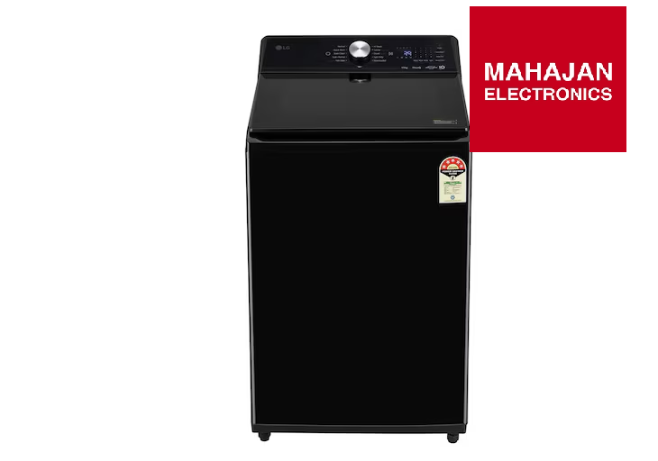 Black appliance with Mahajan Electronics logo on a white background
