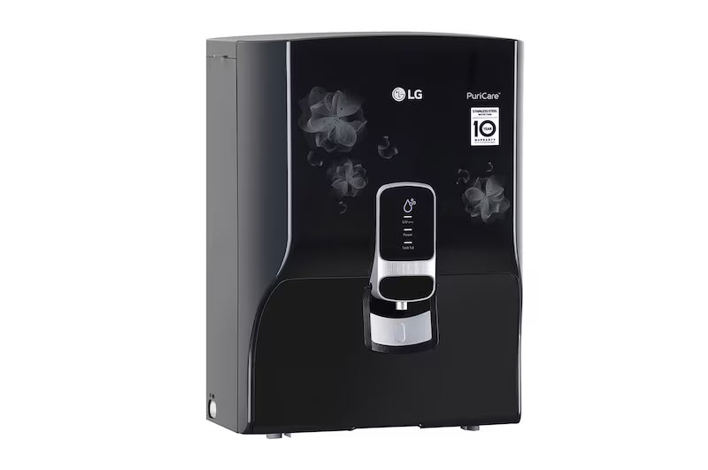 LG WW151NT 8L RO+UV+Mineral Booster Water Purifier, Steel Tank, Black-Online Mahajan Electronics
