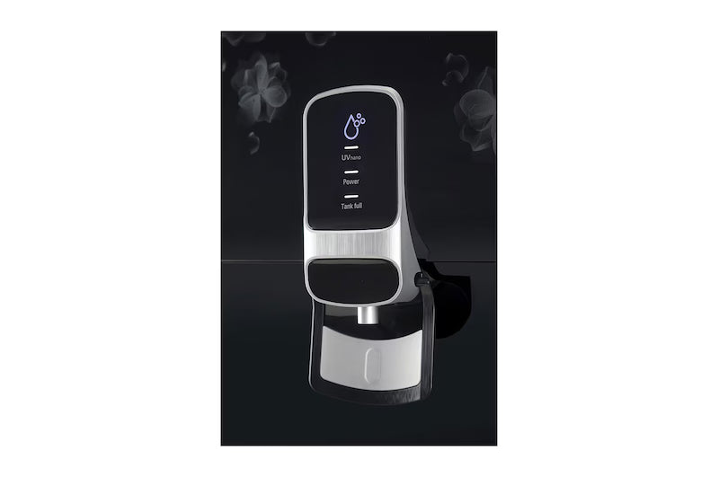 LG WW151NT 8L RO+UV+Mineral Booster Water Purifier, Steel Tank, Black-Online Mahajan Electronics