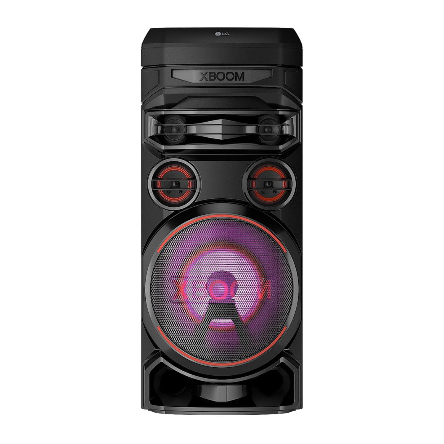 LG XBOOM RNC7 Party Speaker – Super Bass Boost, Dynamic LED Lights, Karaoke, Mic + Guitar Input, Bluetooth, USB, TV Sound Sync | Buy Online at Best Price