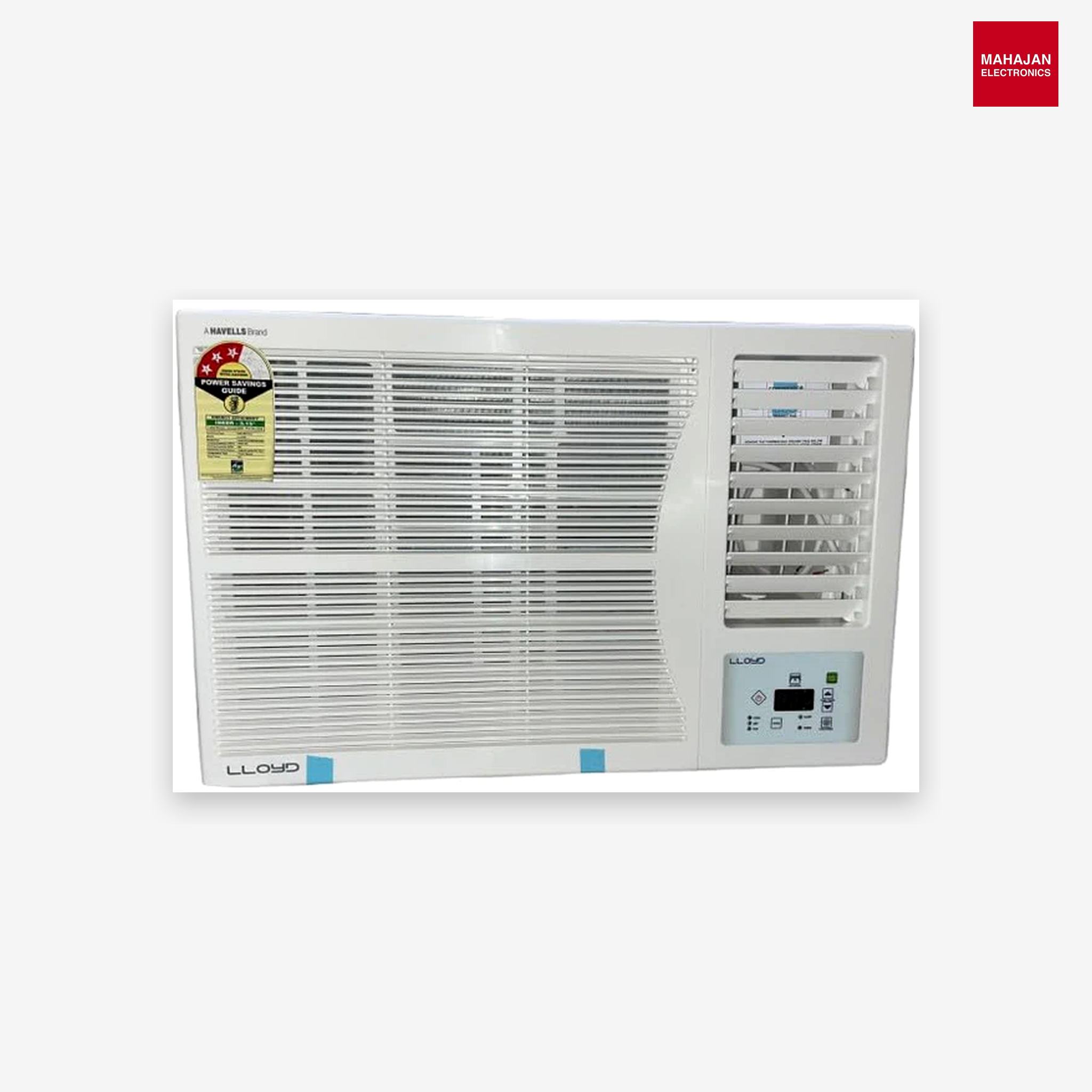 Lloyd GLW18D3FPSPR 1.5 Ton 3 Star Fixed Speed Window AC – Copper Coil | Strong Cooling @ 48°C | Clean Air Filter | White-Online Mahajan Electronics