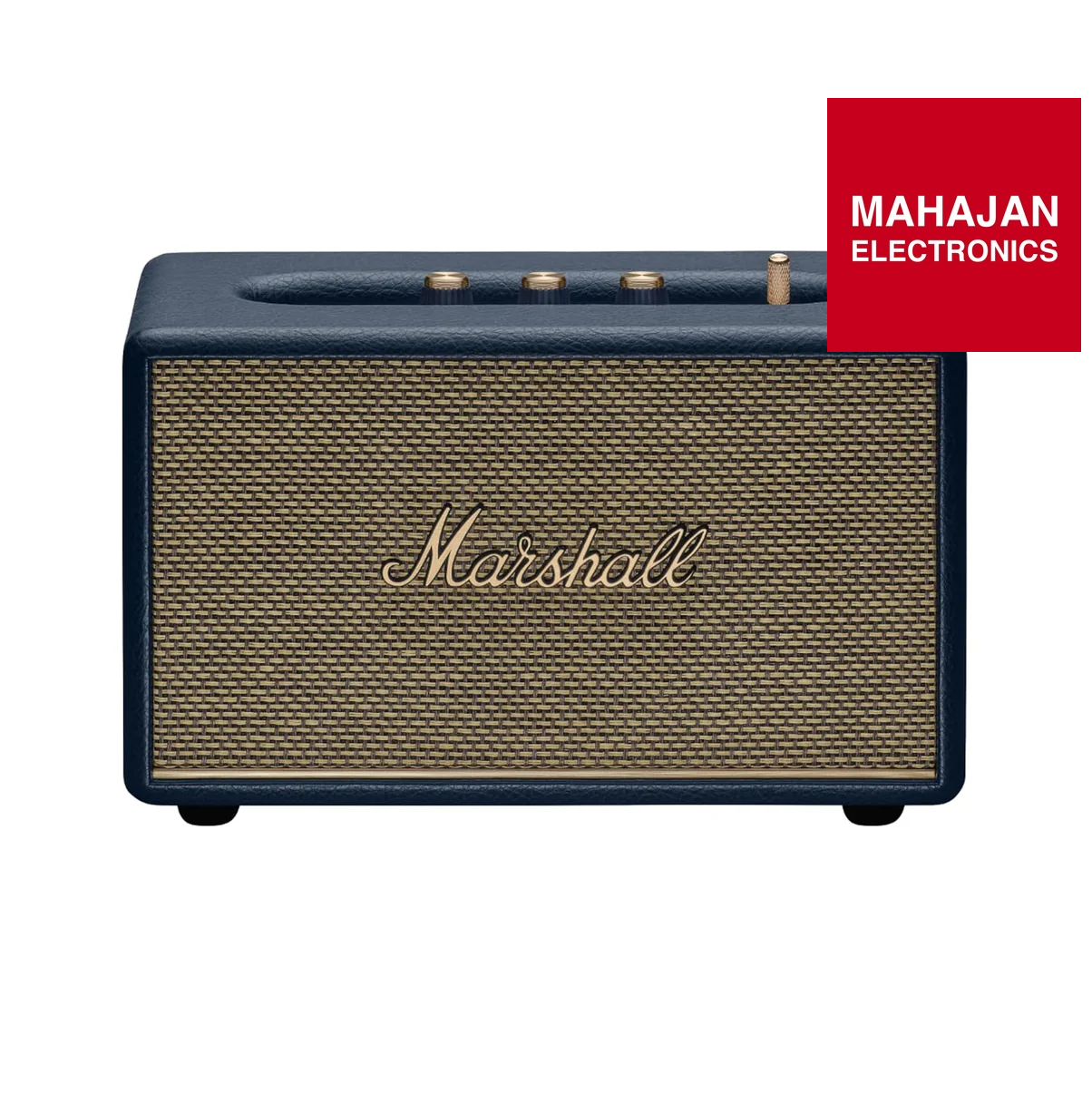 Marshall Acton III Wired Connectivity Stereo Home Speakers with Bluetooth 5.2 & RCA or 3.5mm Input – Midnight Blue Mahajan Electronics Online