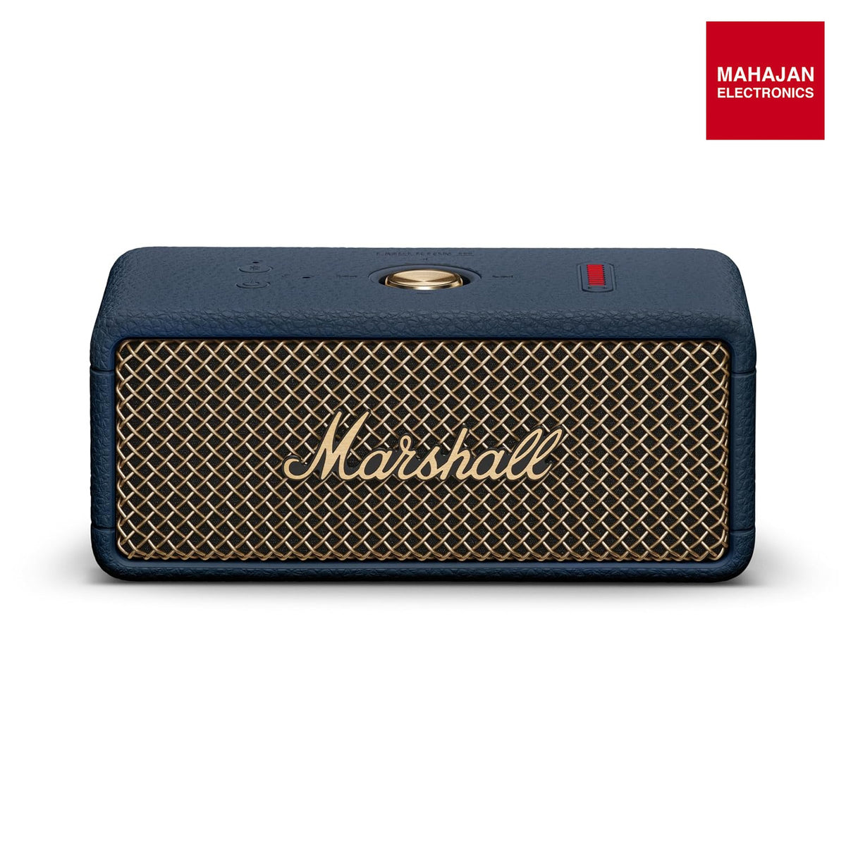 Marshall Smartchoice Emberton III Compact Portable Bluetooth Speaker with 32+ Hours of Playtime, (360° Sound), Dust & Waterproof (IP67) – Midnight Blue Marshall