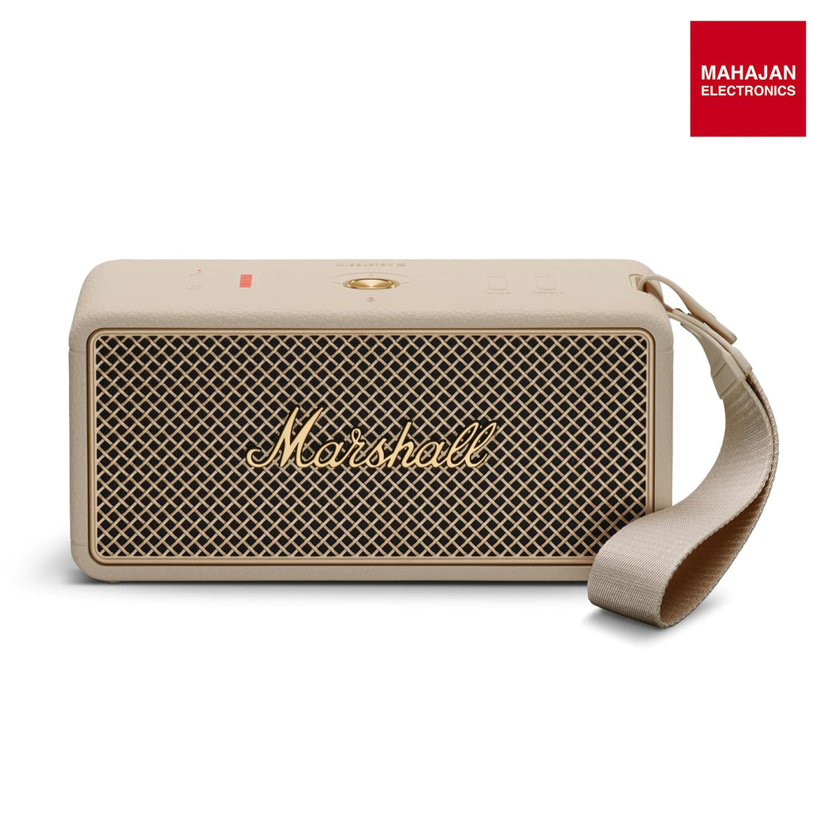 Marshall Middleton II Bluetooth Portable Bluetooth Speaker, Over 30 Hours Playtime, IP67 Waterproof - Cream Marshall