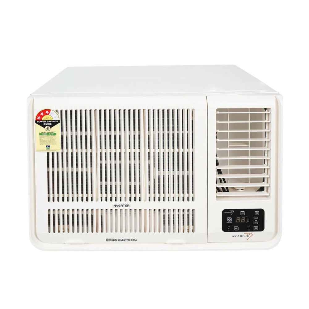 Mitsubishi Electric EWY-HA18SG-AB1 2026 Model 1.5 Ton 3 Star Inverter Window AC , Copper Condenser, R32 Refrigerant, Energy Efficient, White-Online Mahajan Electronics