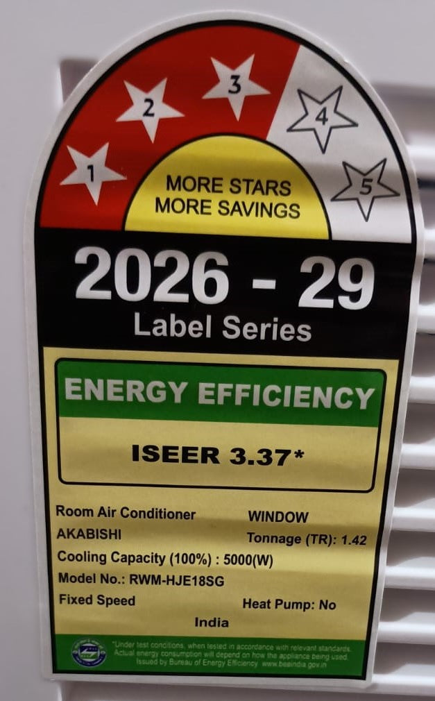 Mitsubishi Electric RWM-HJE18SG-AB1 1.5 Ton 3 Star Window AC | Copper Condenser | R32 Refrigerant | Mahajan Electronics Delhi NCR 2026-Online Mahajan Electronic
