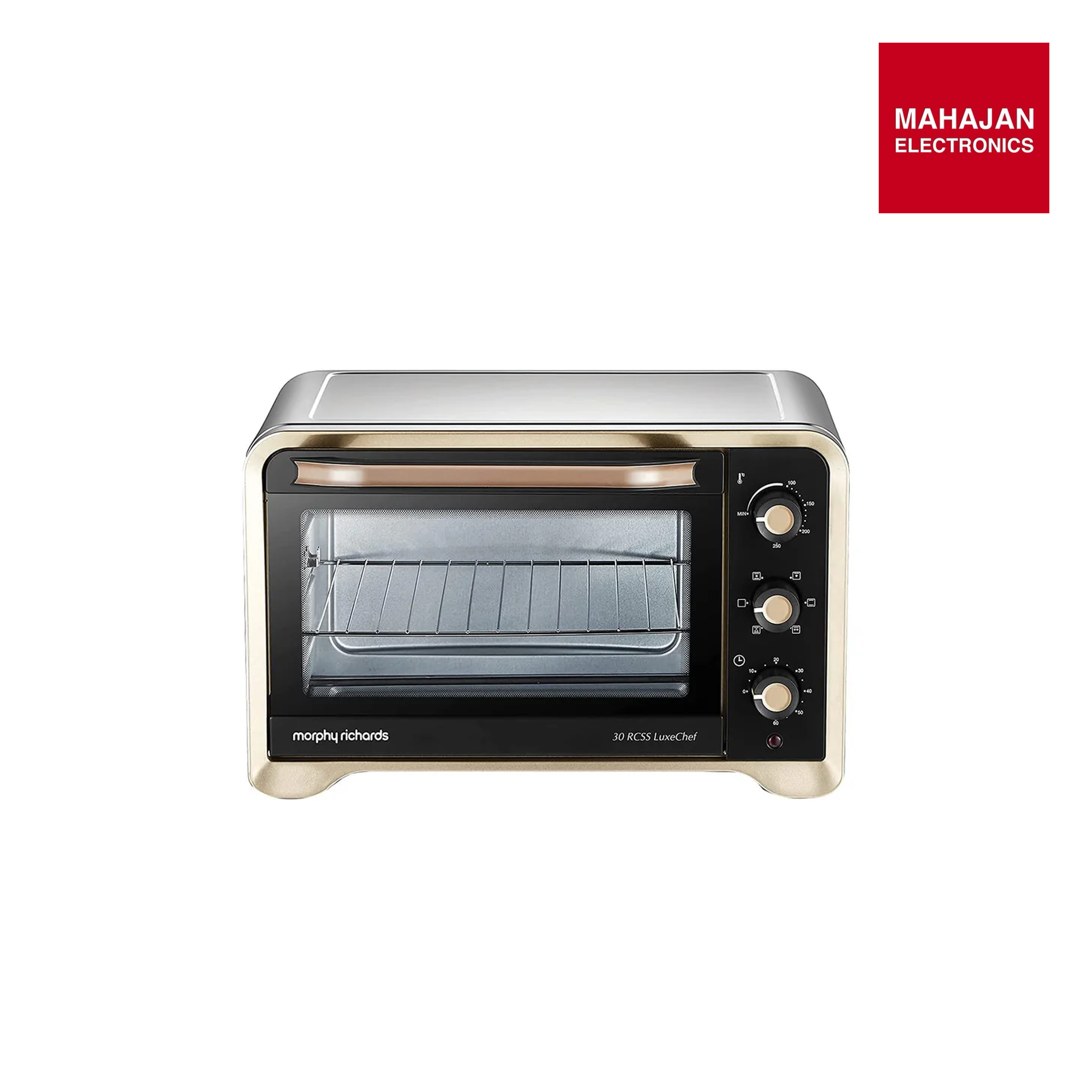 Morphy Richards 30RC Manual Otg Oven For Kitchen 1500W | 30 Litre Oven Toaster Griller | Convection Fan & Rotisserie Function | Temperature Control|Mahajan Electronics Online
