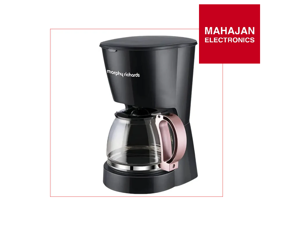 Morphy Richards BREWMASTER 10 Cups Coffee Maker (Black) Mahajan Electronics Online