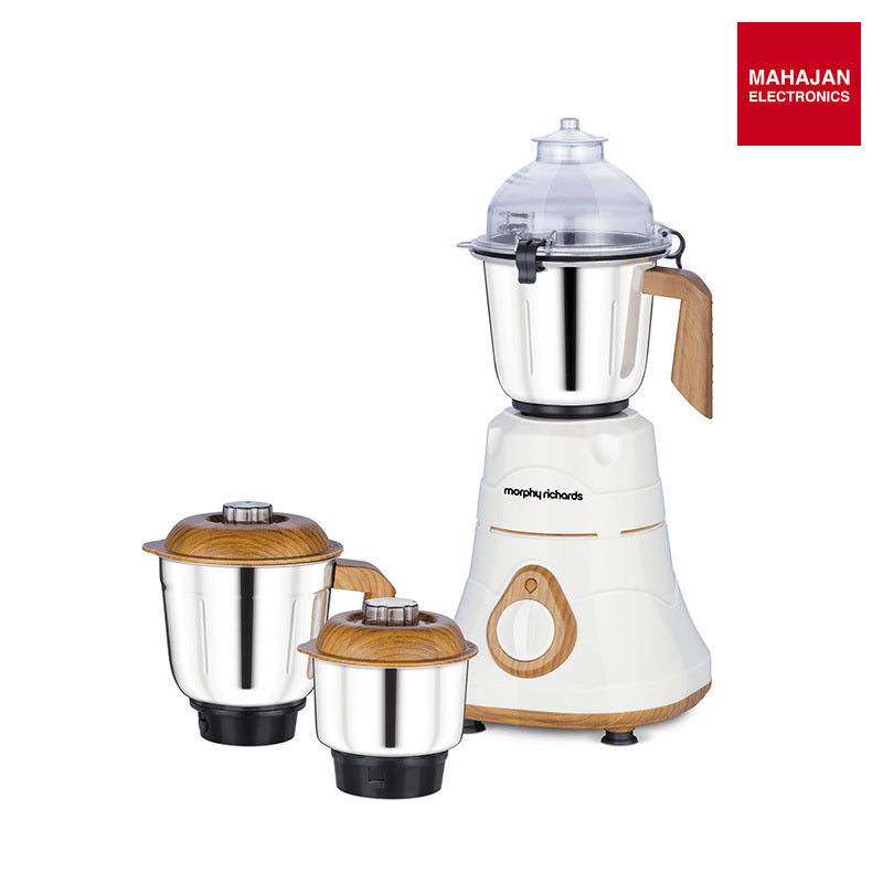Morphy Richards Brut 800W Mixer Grinder | 3 Stainless Steel Jars | Copper Motor | Wooden Finish Morphy Richards – Mahajan Electronics Online.