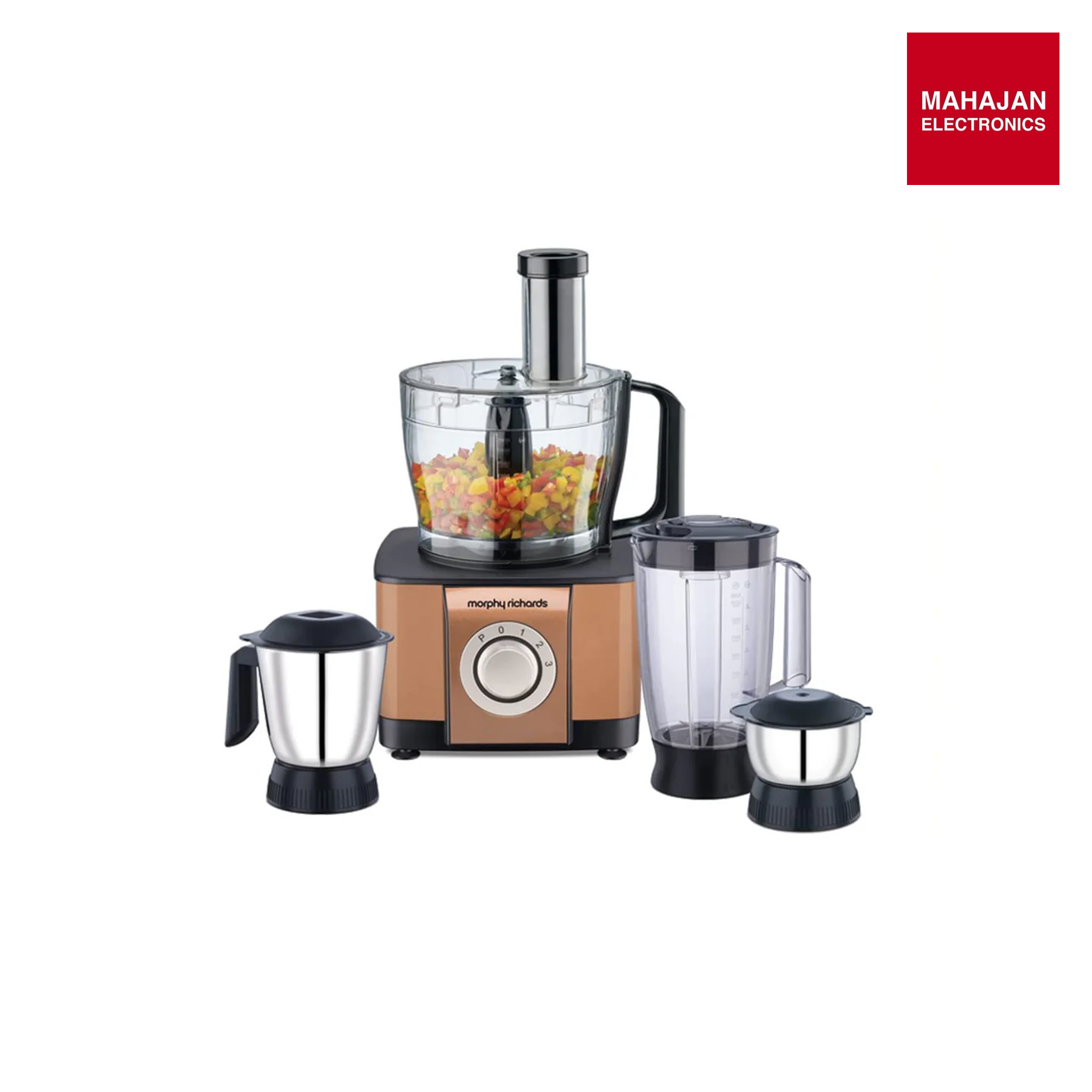 Morphy Richards Icon Superb 1000W Food Processor | 16 Functions, 4