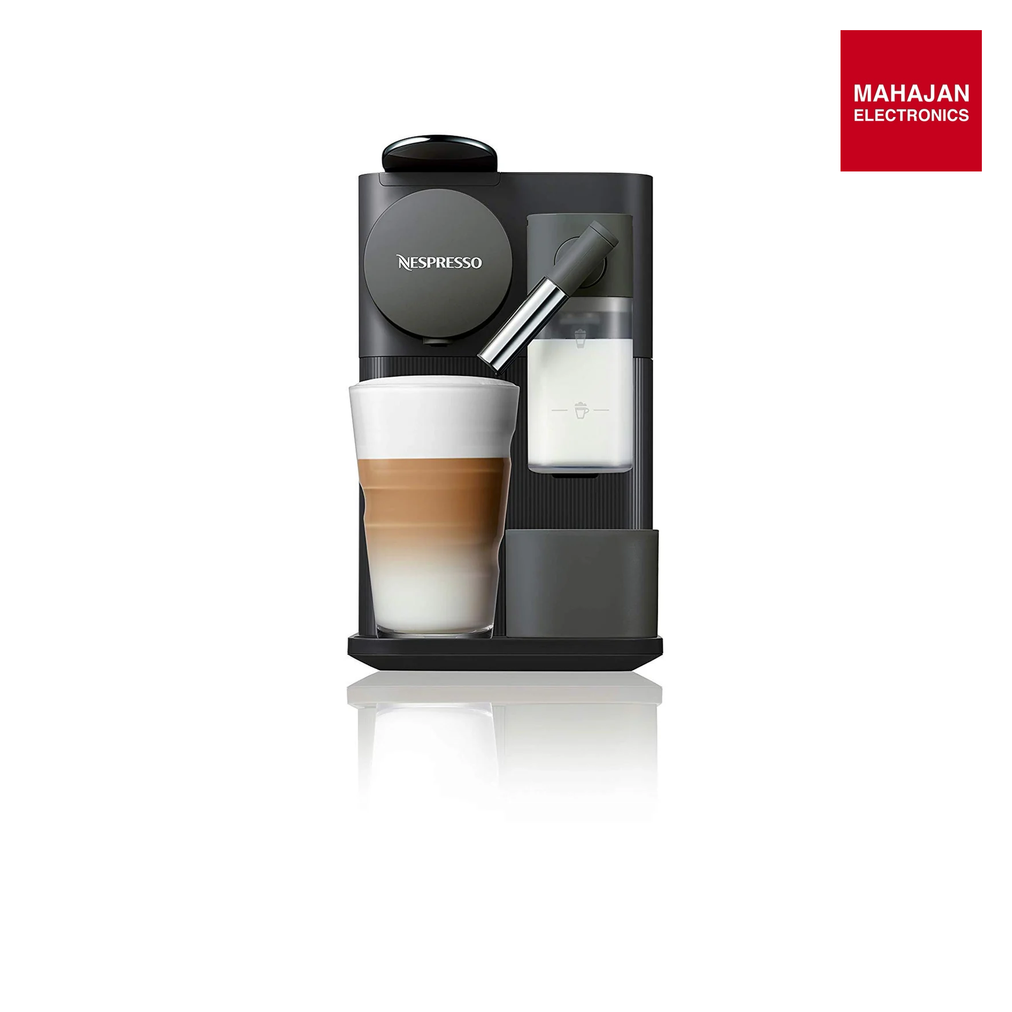 Nespresso by De’Longhi Lattissima One EN510.B – One-Touch Cappuccino & Latte Espresso Machine | 19-Bar Italian Pump | Fresh Milk Frother | Black | Mahajan Electronics