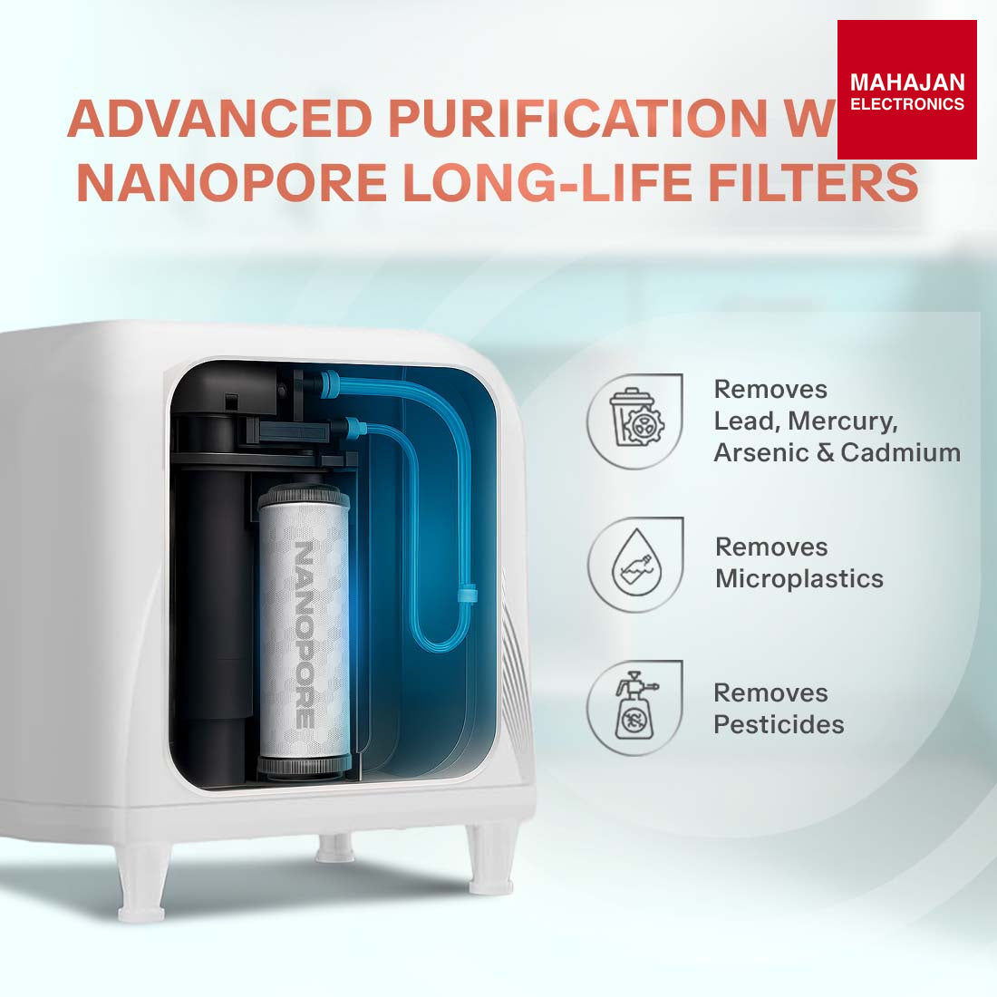 Aquaguard Enrich Hyde GWPDEHRCA00B1X RO + UV Active Copper & Alkaline Under the Counter Water Purifier (Black) β Mahajan Electronics Online.