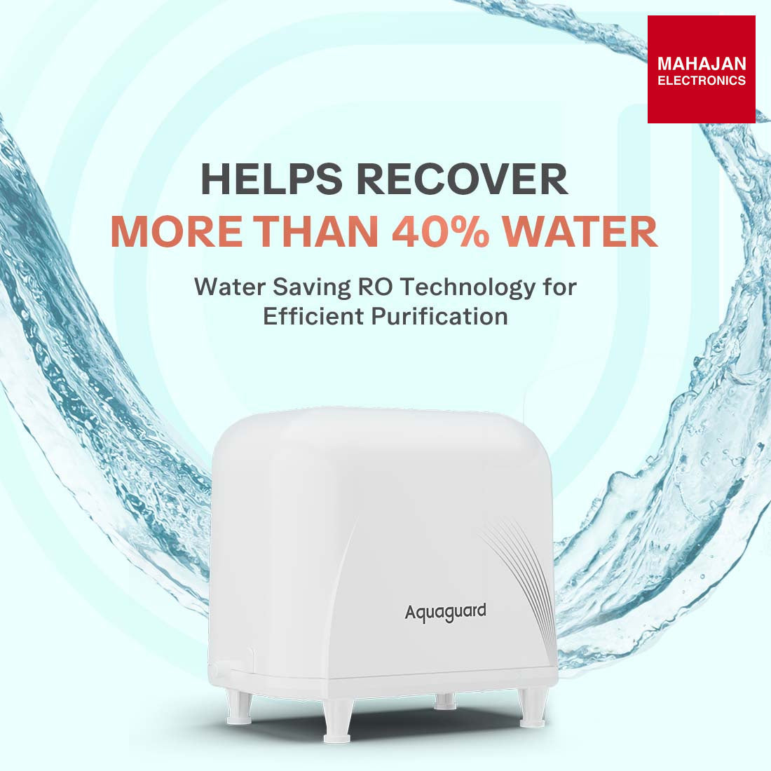 Aquaguard Enrich Hyde GWPDEHRCA00B1X RO + UV Active Copper & Alkaline Under the Counter Water Purifier (Black) β Mahajan Electronics Online.