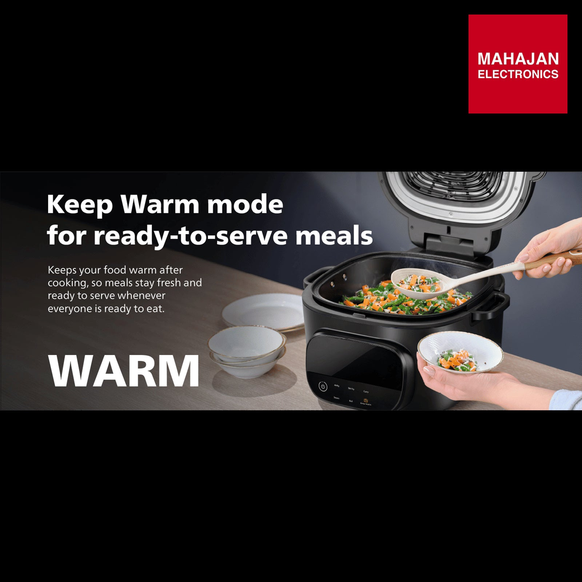 Philips OneChef NX5200/00 4.2L Air Fryer Black – Mahajan Electronics Online.