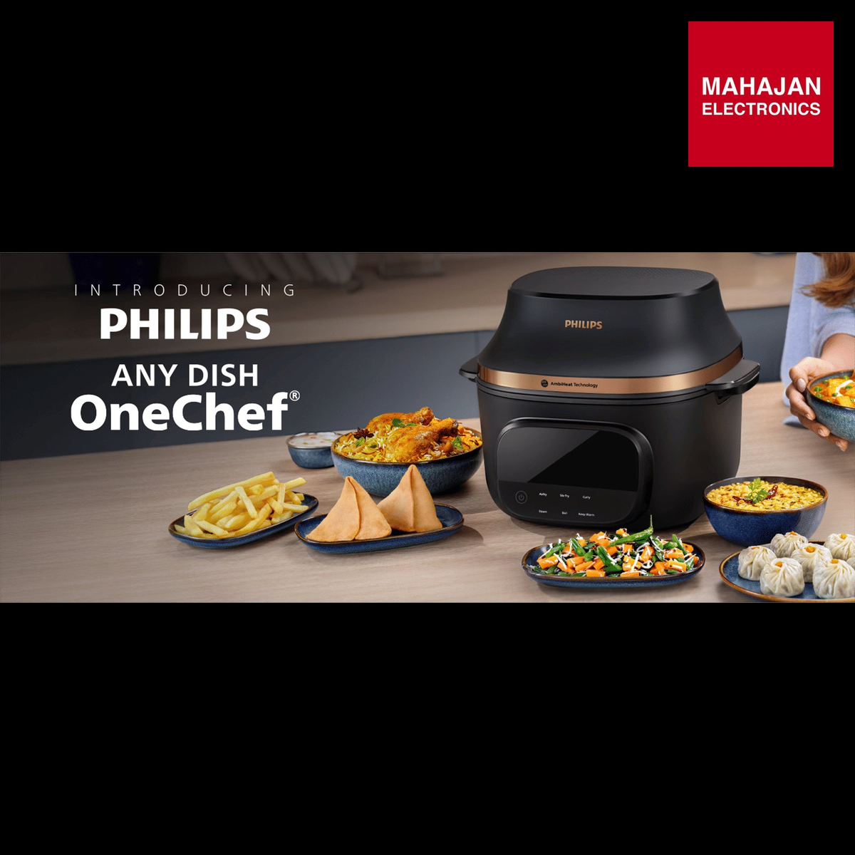 Philips OneChef NX5200/00 4.2L Air Fryer Black – Mahajan Electronics Online.