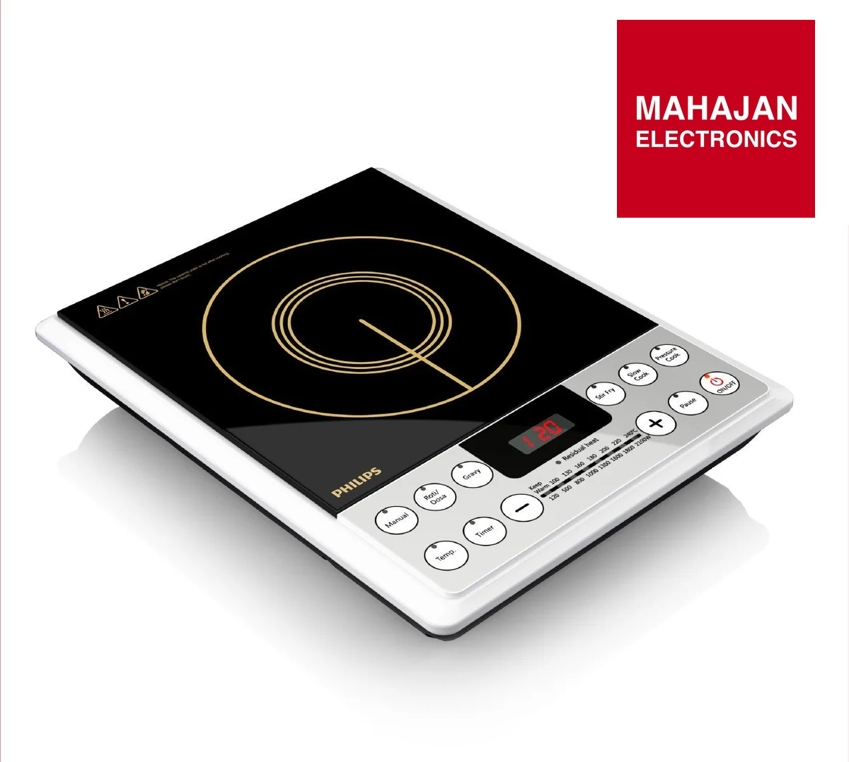 Philips HD4929/01 2100-Watt Induction Cooktop (Black) – Indian Cooking Presets | Auto-Off | 8 Power Levels | Cool-Touch Surface | 1-Year Warranty