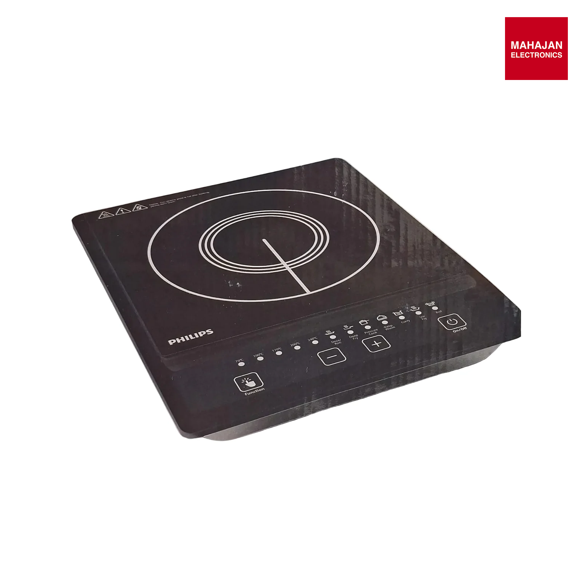 Philips HD4944/00 1500W Induction Cooktop with Push Button Controls, 7 Preset Menus & 3-Year Coil Warranty – Black Mahajan Electronics Online