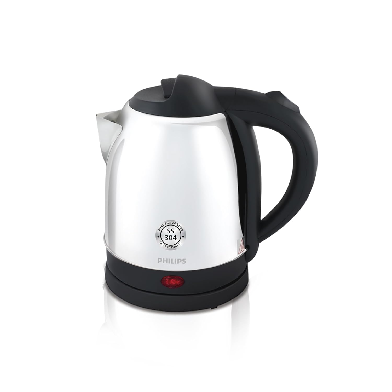 Philips HD9373/00 1.5 Litre Stainless Steel Electric Kettle (Black) | 1500 W | Triple Safety Auto Cut-Off | Rust-Proof SS-304 Body | Wide Mouth | Mahajan Electronics Delhi NCR