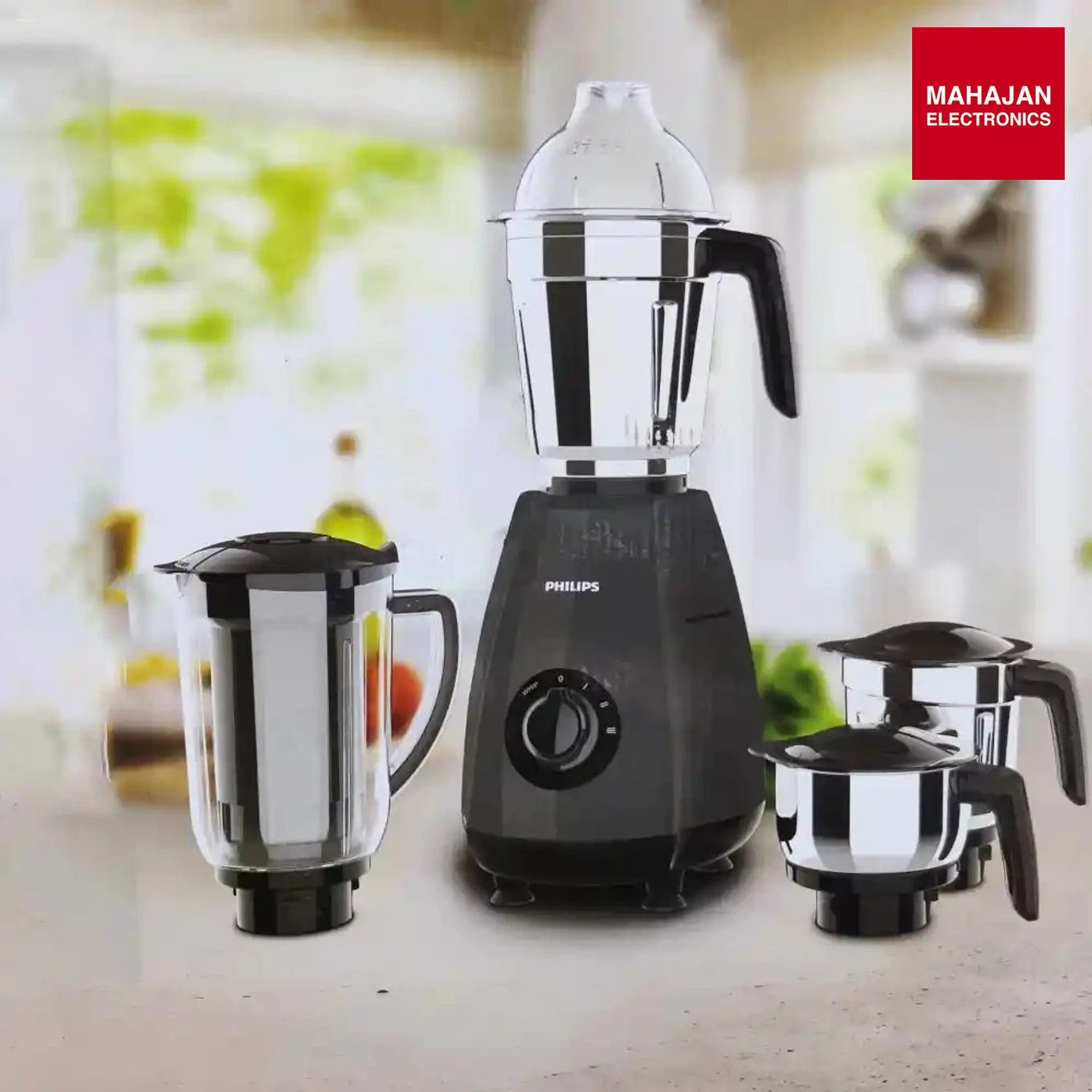 Philips HL7704/00 1000 W Juicer Mixer Grinder, 4 Jars, Black – Mahajan Electronics Online.