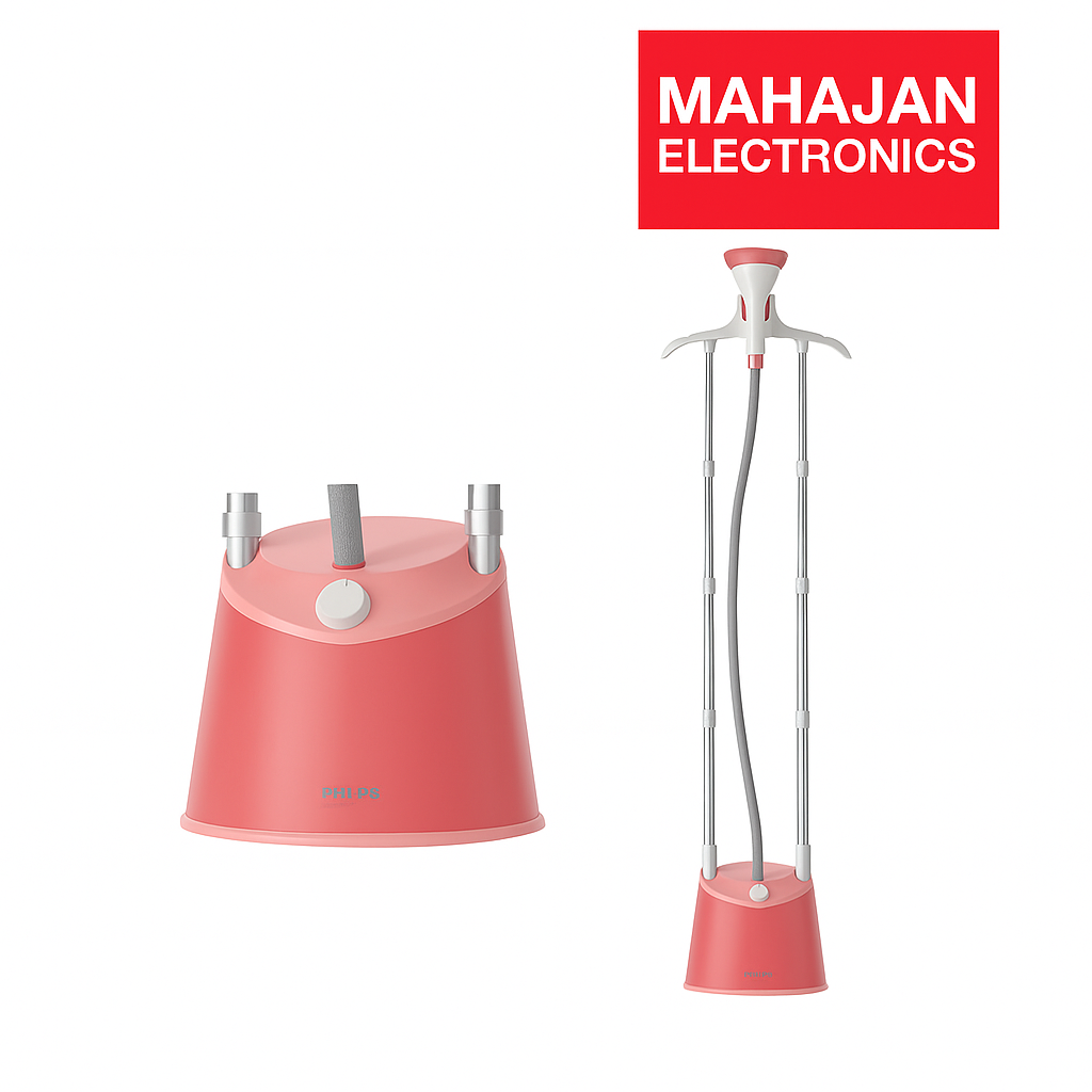 Philips STE1020/40 Standing Garment Steamer | 1800W Power | 1.8L Tank | 36g/min Steam Output | No Burns Guaranteed | 2-Year Warranty | Mahajan Electronics