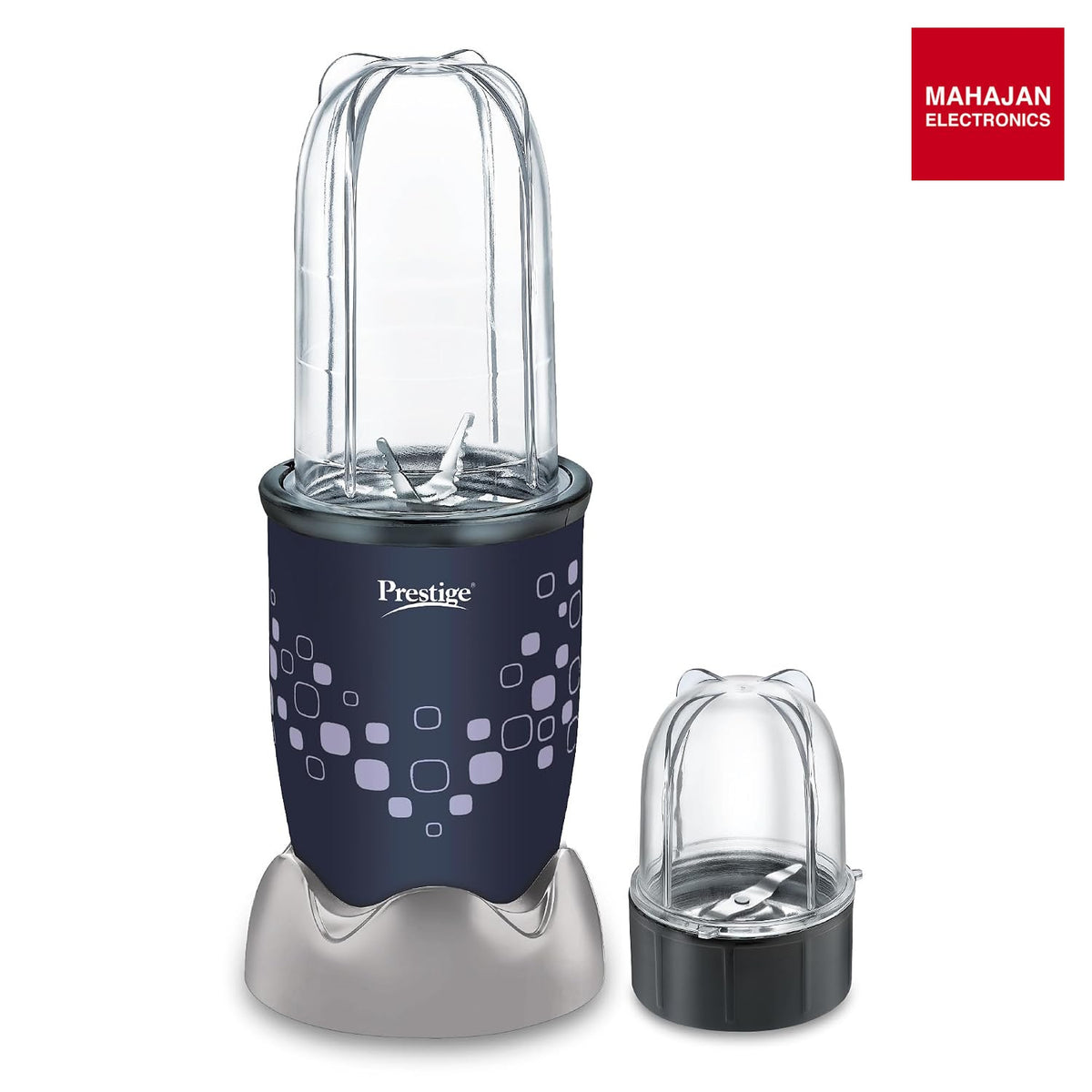 Prestige Nutri Mate 400W Mixer Grinder 2 Jars Sipper Blue – Mahajan Electronics Online.