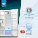 Voltas Beko RSB585XPE 563L Side by Side Refrigerator (Inox Look) - Mahajan Electronics Online