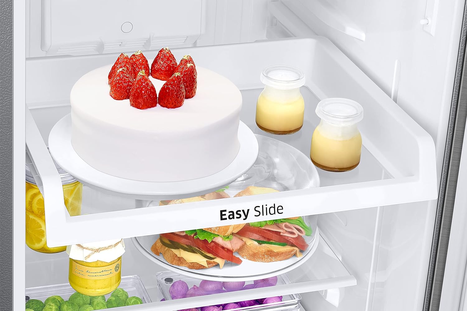 Samsung 256L 2 Star Inverter Frost-Free Convertible 3 In 1 Double Door Refrigerator (RT30C3732S8/NL,Elegant Inox 2023 Model) - Mahajan Electronics Online