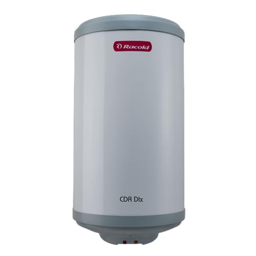 Racold CDR DLX 35L Vertical 5-Star Water Heater (Geyser) | Free Standard Installation & Pipes | High-Pressure Design for High-Rise Buildings