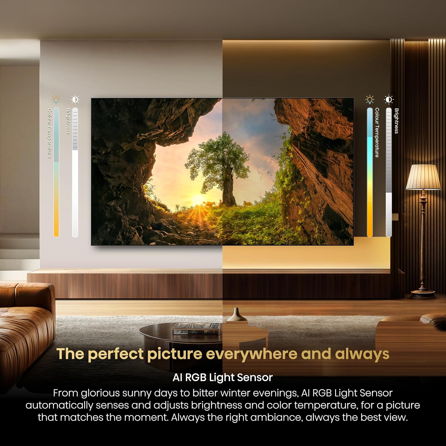 Hisense 55 Inch 55UR8S | RGB MiniLED | Hi-View AI Engine RGB | Native 180Hz Game Mode | Up to 3500 nits Peak Brightness | IMAX Enhanced | 2.1.2 Multi-Channel Surround | AI RGB Light Sensor-Online Mahajan Electronics
