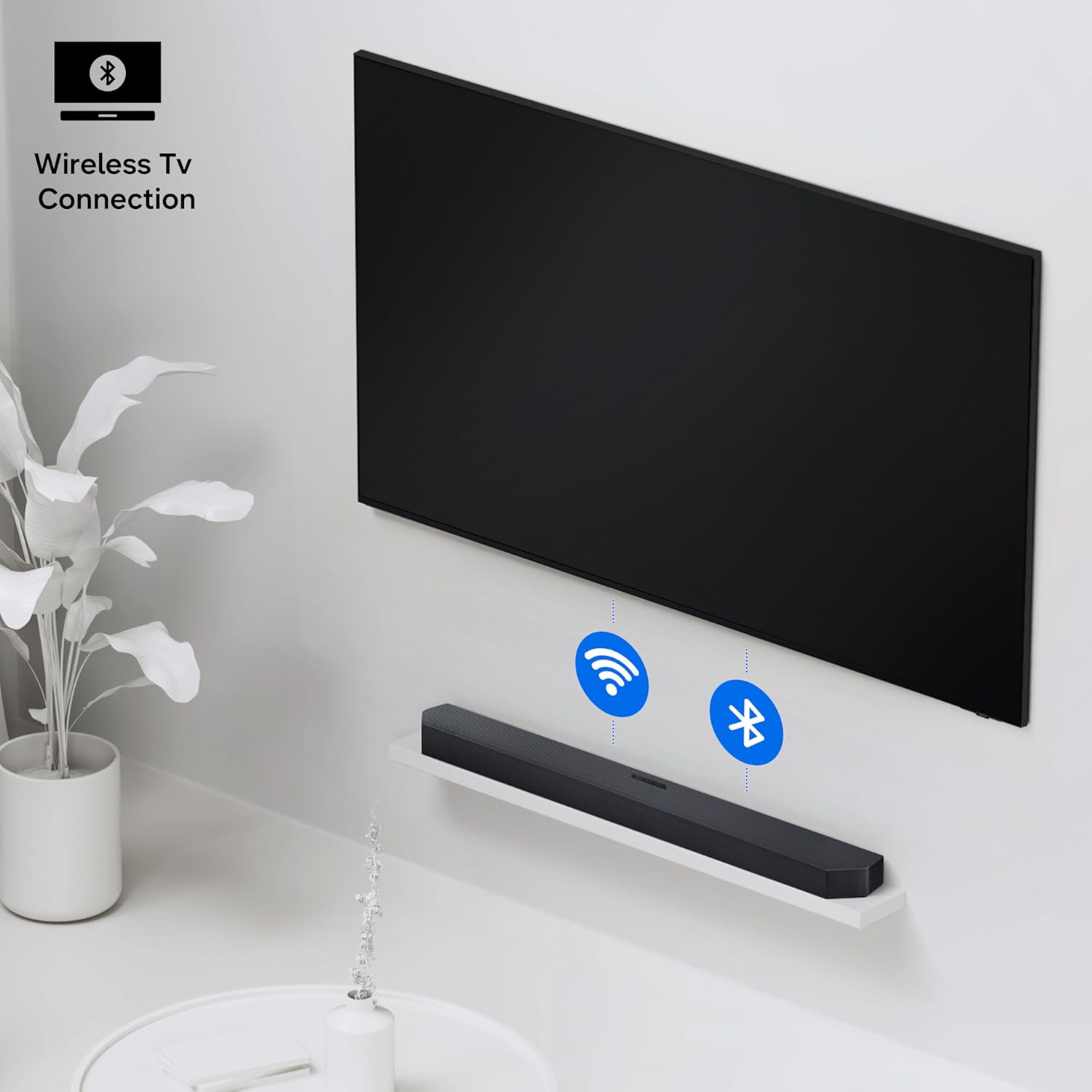 Samsung HW-Q600H/XL, Titan Black 320 W True 3.1.2ch Soundbar with Dolby Audio | Q-Symphony | Center, Up-Firing Speakers | HDMI eARC | Optical in | Bluetooth 5.3 | Wireless Subwoofer-Online Mahajan Electronics