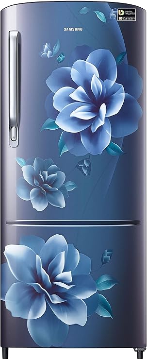 Samsung RR20C2723CU/NL 183 L, 3 Star, Digital Inverter, Direct-Cool Single Door Refrigerator,( Camellia Blue ) - Mahajan Electronics Online