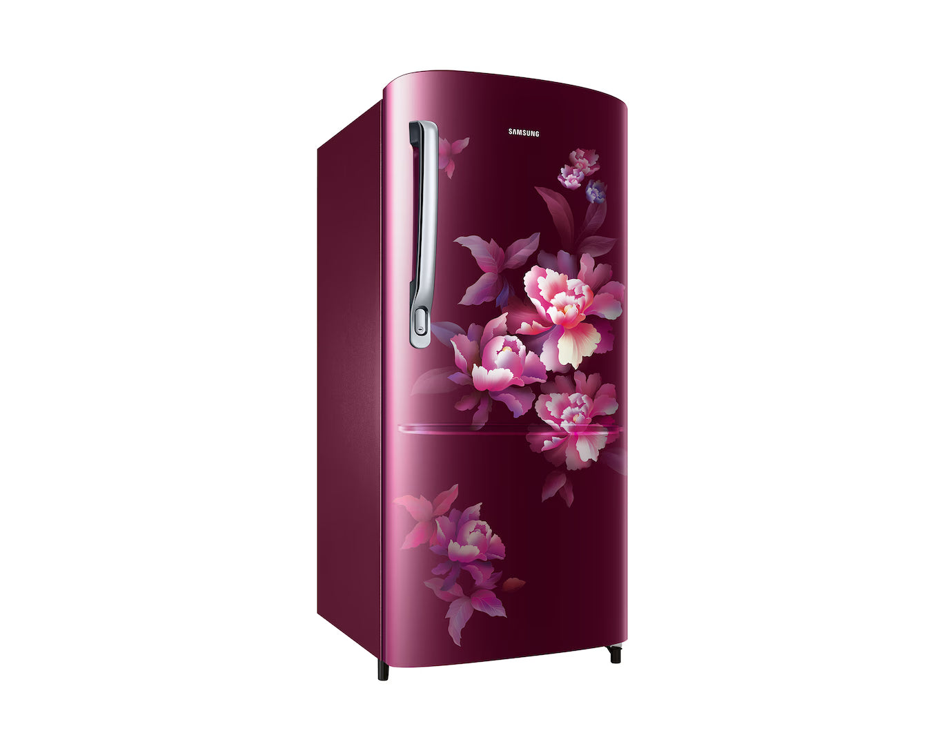 Samsung RR20H2712HN/NL 183 L, 2 Star, Digital Inverter, Direct-Cool Single Door Refrigerator ( Himalayan Poppy Red)-Online Mahajan Electronics