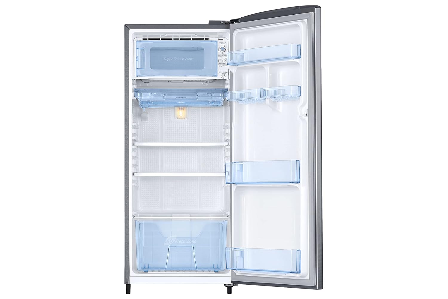Samsung RR20H2712S8/NL 183 L, 2 Star, Digital Inverter, Direct-Cool Single Door Refrigerator ( Silver, Elegant Inox, Single Touch Defrost, 2026 Model)-Online MAhajan Electronics