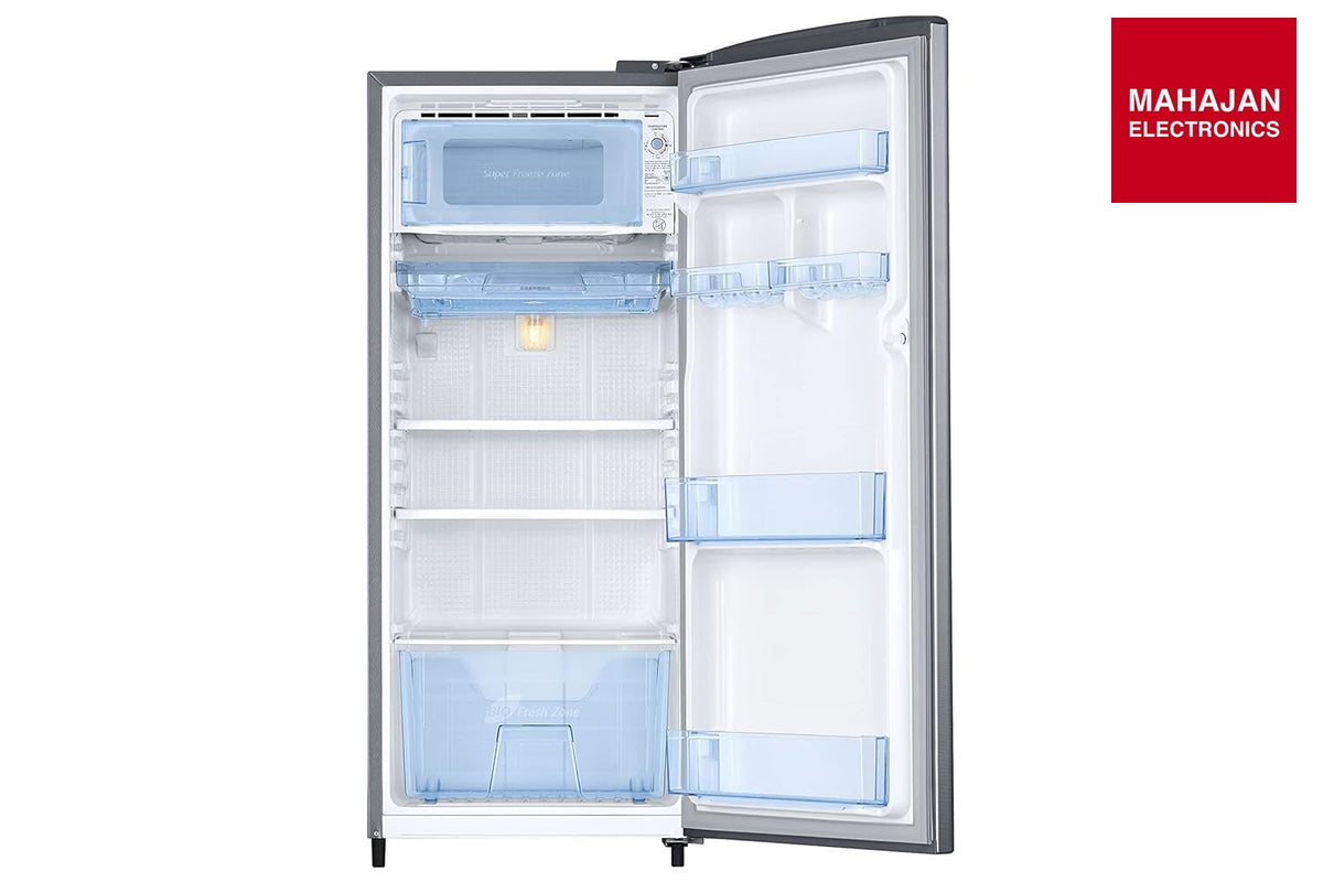 Samsung RR20H2712S8/NL 183 L, 2 Star, Digital Inverter, Direct-Cool Single Door Refrigerator ( Silver – Mahajan Electronics Online.