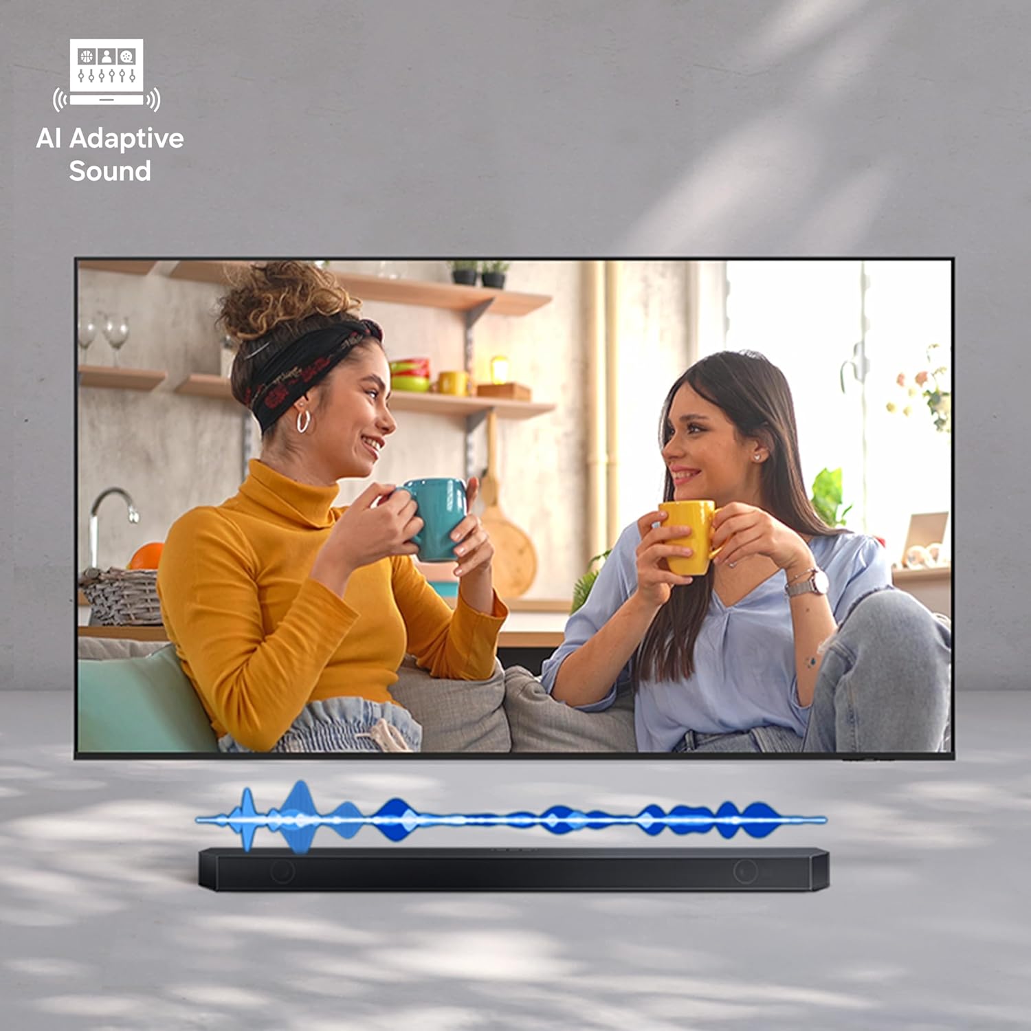 Samsung HW-Q600H/XL, Titan Black 320 W True 3.1.2ch Soundbar with Dolby Audio | Q-Symphony | Center, Up-Firing Speakers | HDMI eARC | Optical in | Bluetooth 5.3 | Wireless Subwoofer-Online Mahajan Electronics