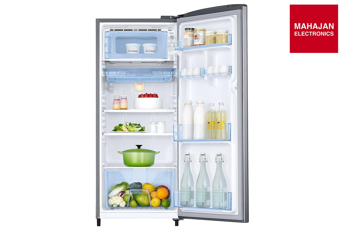 Samsung RR20H2712S8/NL 183 L, 2 Star, Digital Inverter, Direct-Cool Single Door Refrigerator ( Silver – Mahajan Electronics Online.