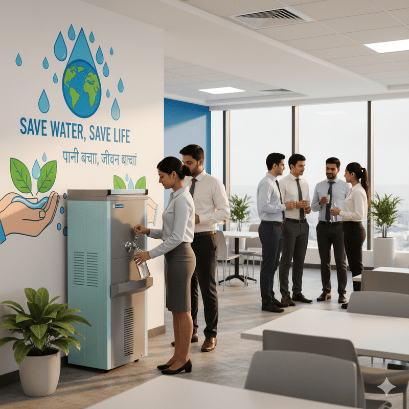 Blue Star SWC 1515 PS Electric Water Cooler | 15 L Storage Capacity | 15 LPH Cooling | Single Tap | Stainless Steel Tank-Online Mahajan Electronics