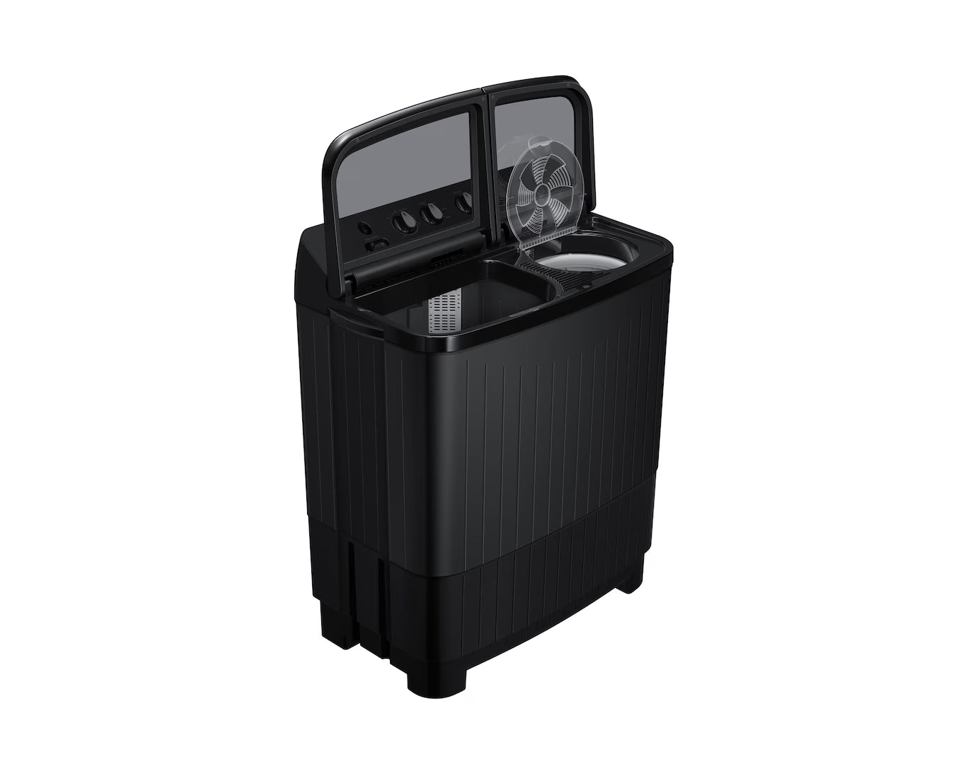 Samsung WT80F4560GD/TL 8.0 kg 5 Star Semi-Automatic Top Loading Washing Machine with Toughened Glass Lid-Dark Gray-Online Mahajan Electronics