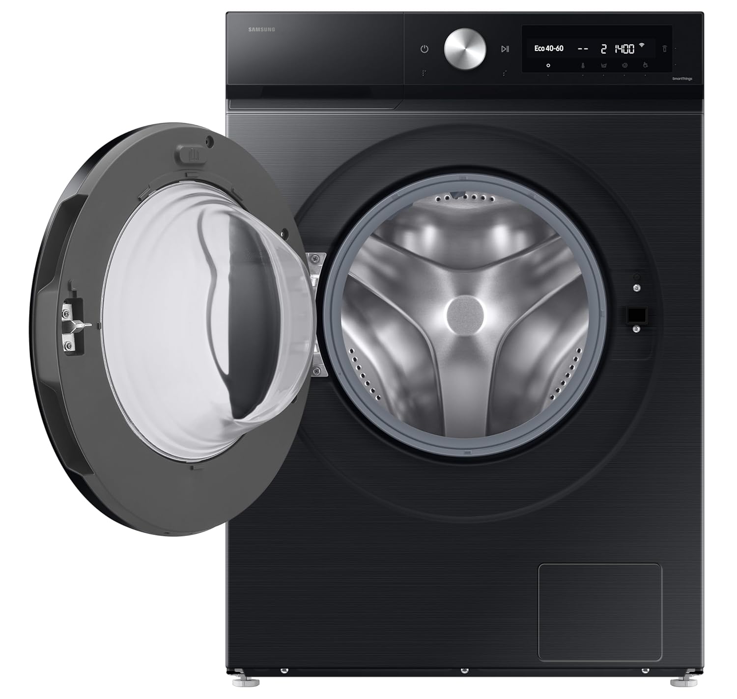 Samsung WW12DB7B24GBTL, Black 12 kg, 5 Star, AI Control, Super Speed, Wi-Fi, Hygiene Steam with Inbuilt Heater, Digital Inverter, Fully-Automatic Front Load Washing Machine. Mahajan Electronics Online